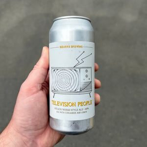 Bizarre Brewing “Television People” Kölsch Weisse with Coriander and Lemon - 4 Pack