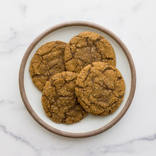 Load image into Gallery viewer, Really Good Ginger Molasses Cookies (Bake from Frozen 4-Pack)
